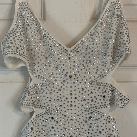 Akira No Caption needed mini rhinestone dress  SZ M - Picture 6 of 13
